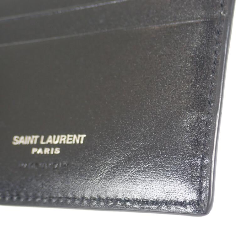 Saint Laurent 4856300SX0E1000 Визитница черный телячья кожа женская