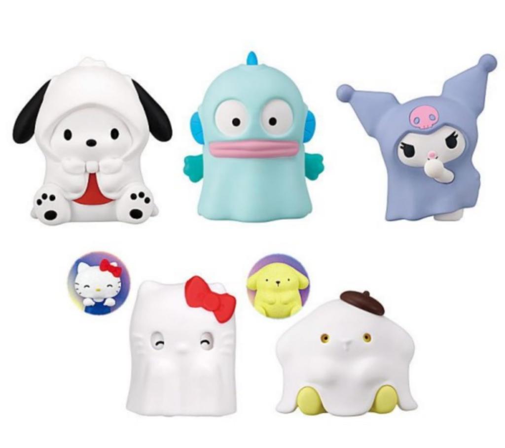 Sanrio Characters Ghost Play Figure 2 X All 5 Types Set Full Comp Gacha Gacha Capsule Toy