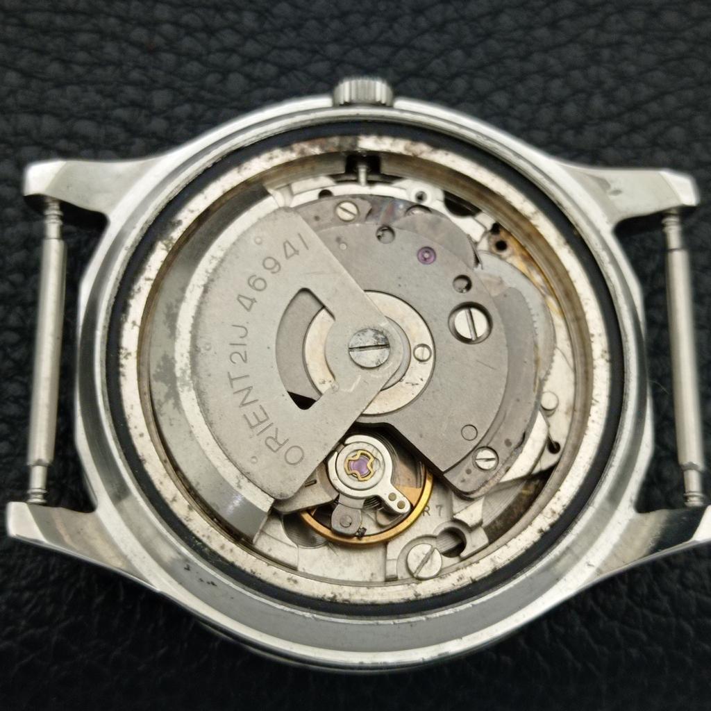 РЕДКИЕ ВИНТАЖНЫЕ АВТОМАТИЧЕСКИЕ ЧАСЫ ORIENT 46941 ЯПОНИЯ МУЖСКИЕ ОРИГИНАЛЬНЫЙ ЦИФЕРБЛАТ a704812-1
