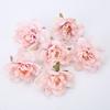 5Pcs Artificial Flowers 7.5cm Fake Flowers Heads for Home Room Dceor Garden Wedding Marriage Decoration Garland Gifts Accessory