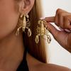 Bohemian Personalized Metal Large Lobster Earrings for Women Ladies Marine Creatures Vacation Travel Earrings Jewelry Wholesale