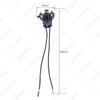 FEELDO 1pc Car Light Bulb Base Holder Socket Wire Adapter For Volkswagen Sigtar H7 Halogen Lamp Connector Wiring Harness #CA6406