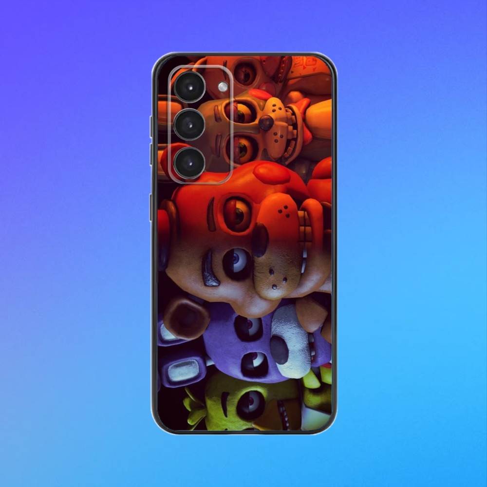 Чехол для телефона Five-Nights-At-Freddys F-Fnaf Для Samsung Galaxy A73,A72,A71,A70,A53,A52,A51,Других Мягкий Черный Чехол
