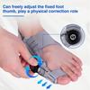 Toe Corrector Adjustable Splint Toe Straightener Wrap Breathable Ingrown Toe Correction Tool Day/Night Use Pain Relief Toe Support Straightener