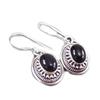 [G5369] - Silver 'Heaven' Onyx Earrings