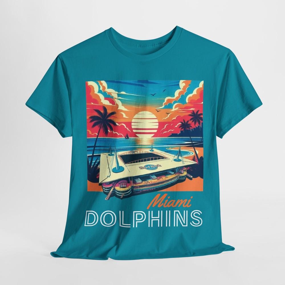 Футбольная футболка Miami Dolphins с крутой атмосферой, унисекс
