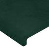 Bed Frame without Mattress Dark Green 160x200 cm Velvet