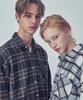Triple Sense [Унисекс] Оверсайз Зимние клетчатые рубашки Темно-синие