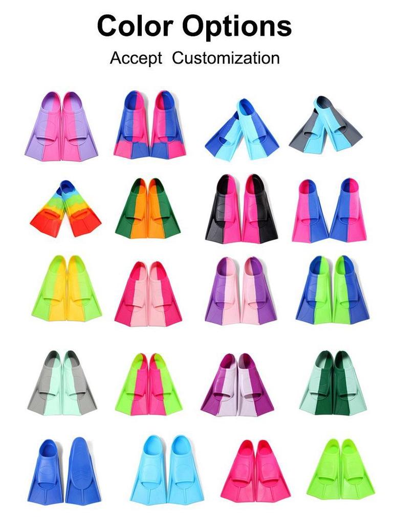 Силиконовые ласты для плавания для взрослых и детей - сноркелинг, обучение, дайвинг, дизайн Duck Paw