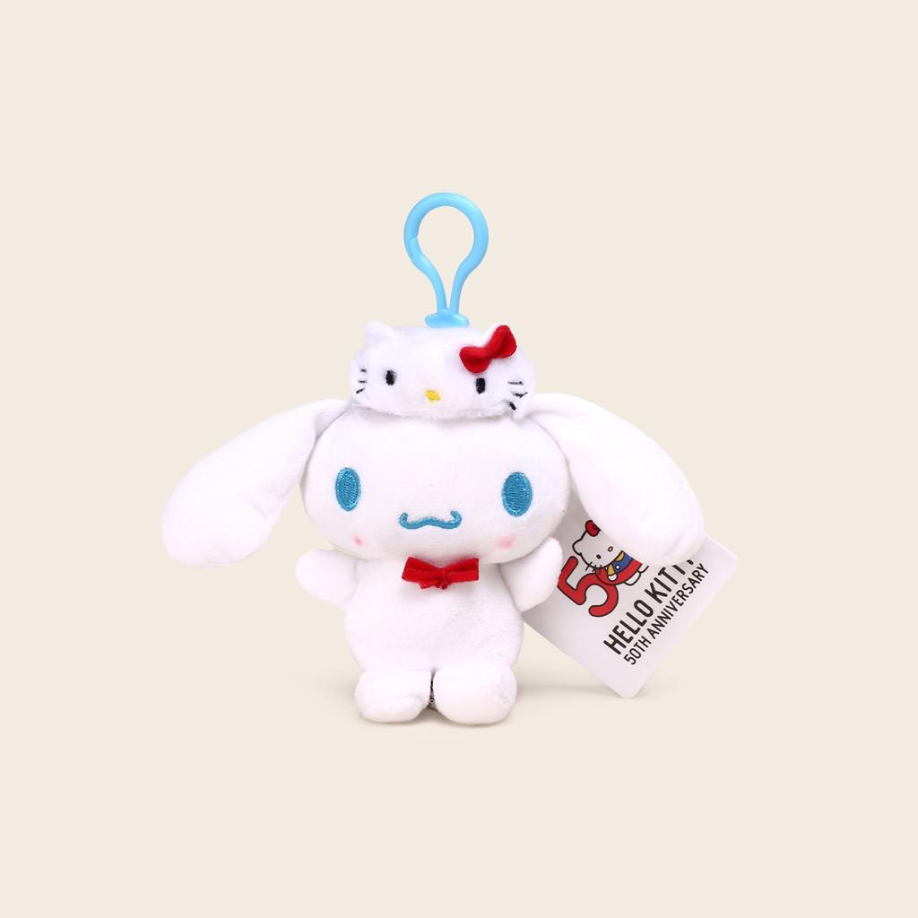 Cinnamoroll Kuromi Character Plush Keychain With Heartshaped Cherry Blossom Hello Kitty For School Bag Gift