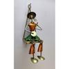 Wall Decorative Metal Musicians Wall Hanging Showpiece for Home Décor Decorative Showpiece - 20 Cm  (Iron, Yellow, Green, Gold, Multicolor)