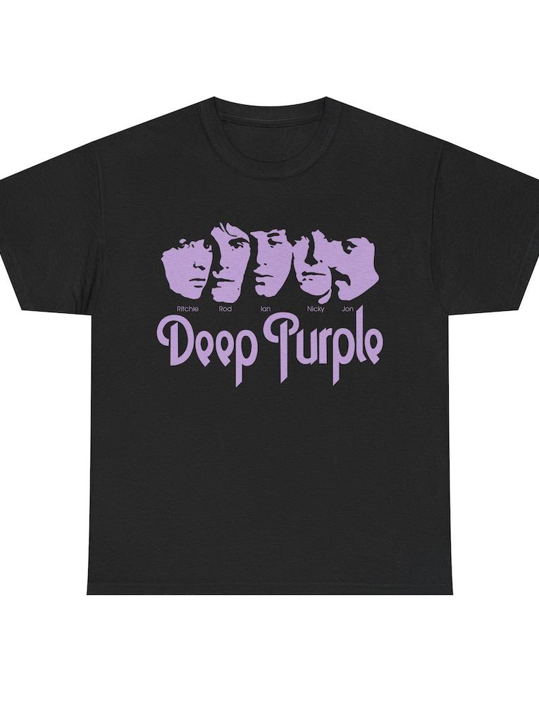 Футболка с логотипом группы Deep Purple Ретро Рок