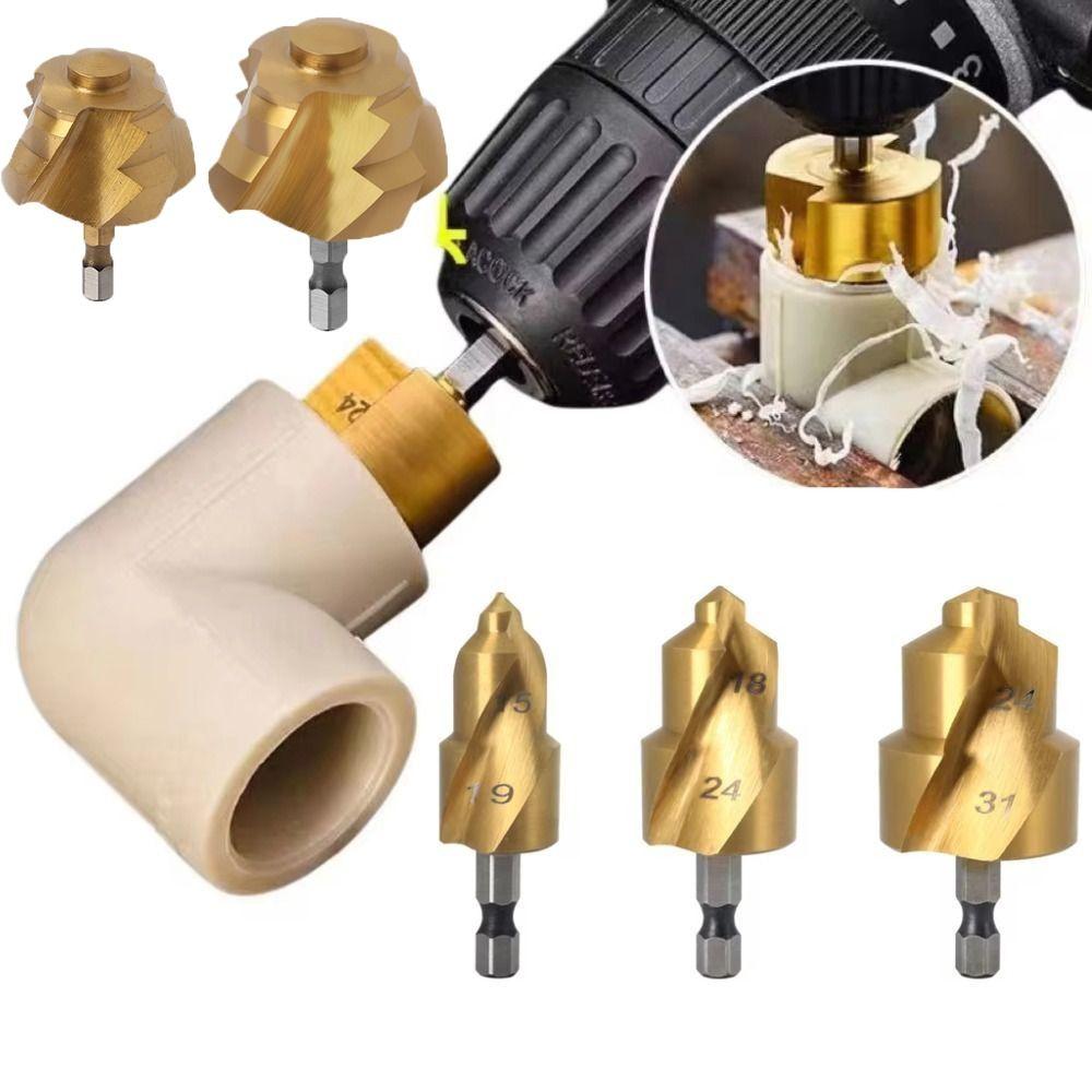 20/25/32/40/50mm PPR Lifting Drill Bit Hexagon Shank Step Drill High Quality Hole Opener