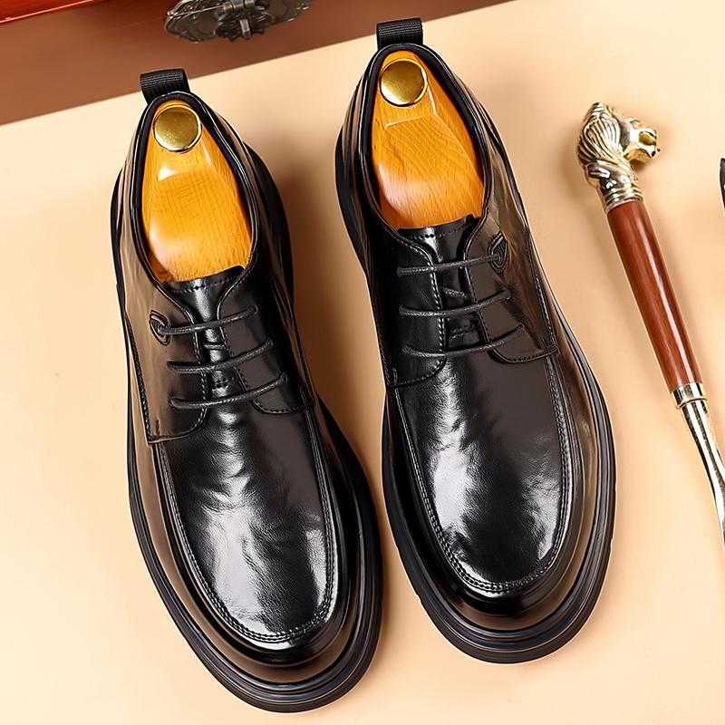 Дизайнерский бренд элегантные туфли броги классические коричневые мужские деловые туфли для интервью и поездок на работу мужские кожаные туфли для вождения