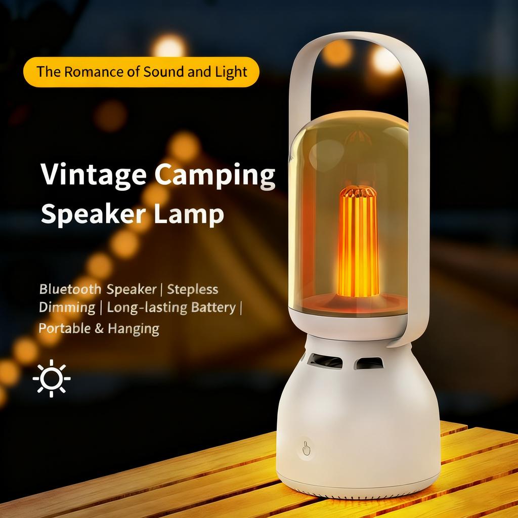 Retro Cordless Lantern Table Lamp, 40 Hours Long Lasting Dimming Portable Night Light For Bars Restaurants And Home Decor