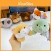 Короткий плюшевый слон, кошка, медведь, лиса, магнит на холодильник для кухонного декора и подарка