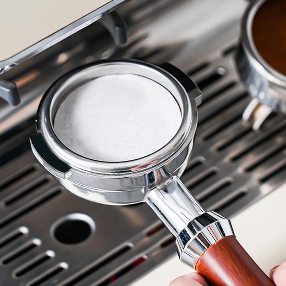 100 шт. кофейный бумажный фильтр 51/58 мм вторичный водяной фильтр бумажный для кофемашины эспрессо домашняя ручка одноразовый круглый фильтр