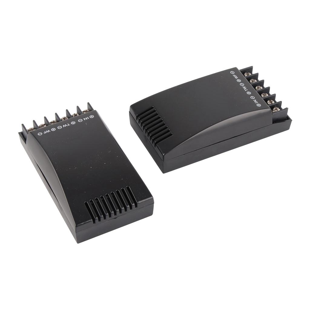 2Pcs Car Audio Crossover 2 Way 100W Output 12V Correct Sound ABS Shell Car Speaker Crossover for Vehicle