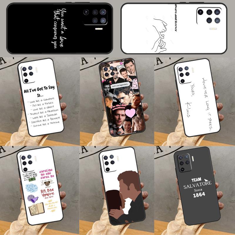 Чехол для телефона Дневники вампира Для Oppo A79 A18 A38 A58 A78 A98 A17 A40 A60 A80 A16 A76 A96 A15 A74 A94 A54 A77