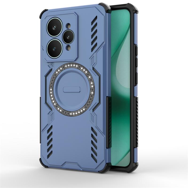 For Realme 15 5G Case For Realme 15 Pro Anti-knock Magnetic Adsorption Wireless Charge Back Cover For Realme 15 Case 6.8 Inch