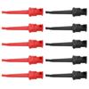 10pcs P5002 Multimeter Test Hook  Grabbers for SMt SMD IC D20 Cable Welding (Black&Red)