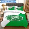 3PCS Saint Gall Green And White Heritage Bedding Set 2D Printing (Includes 1 Duvet Cover + 2 Pillowcases Coreless), Bedroom decor,Fan gift