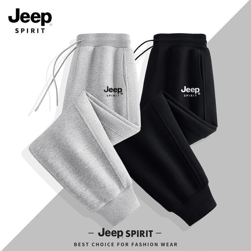 JEEP SPIRIT Мужские 2025 Повседневные Спортивные Дышащие Брюки-джоггеры