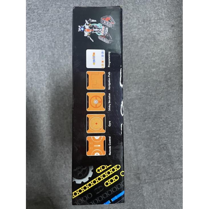 5-in-1 Building Toys with LED Light, APP & Remote Controll Building Block Set, 604 PCS RC Tech Rechargeable Tank Robot Sleigh Tracked Racer Toy, Gift