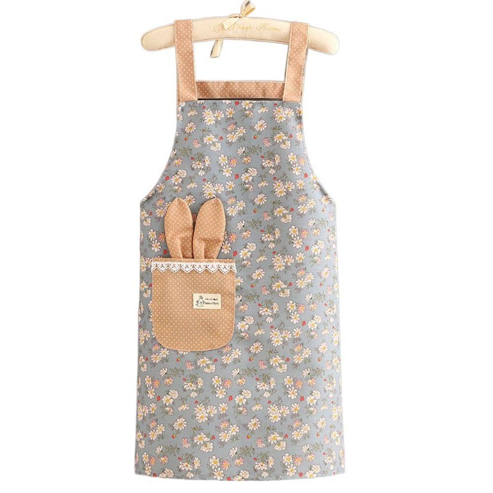 Print Barista Apron Waterproof Restaurant Uniform Barber Carpenter Florist Apron Coffee House