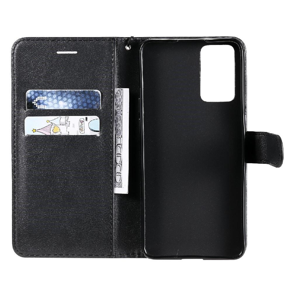 Wallet case for Oppo Reno6 5G, Black
