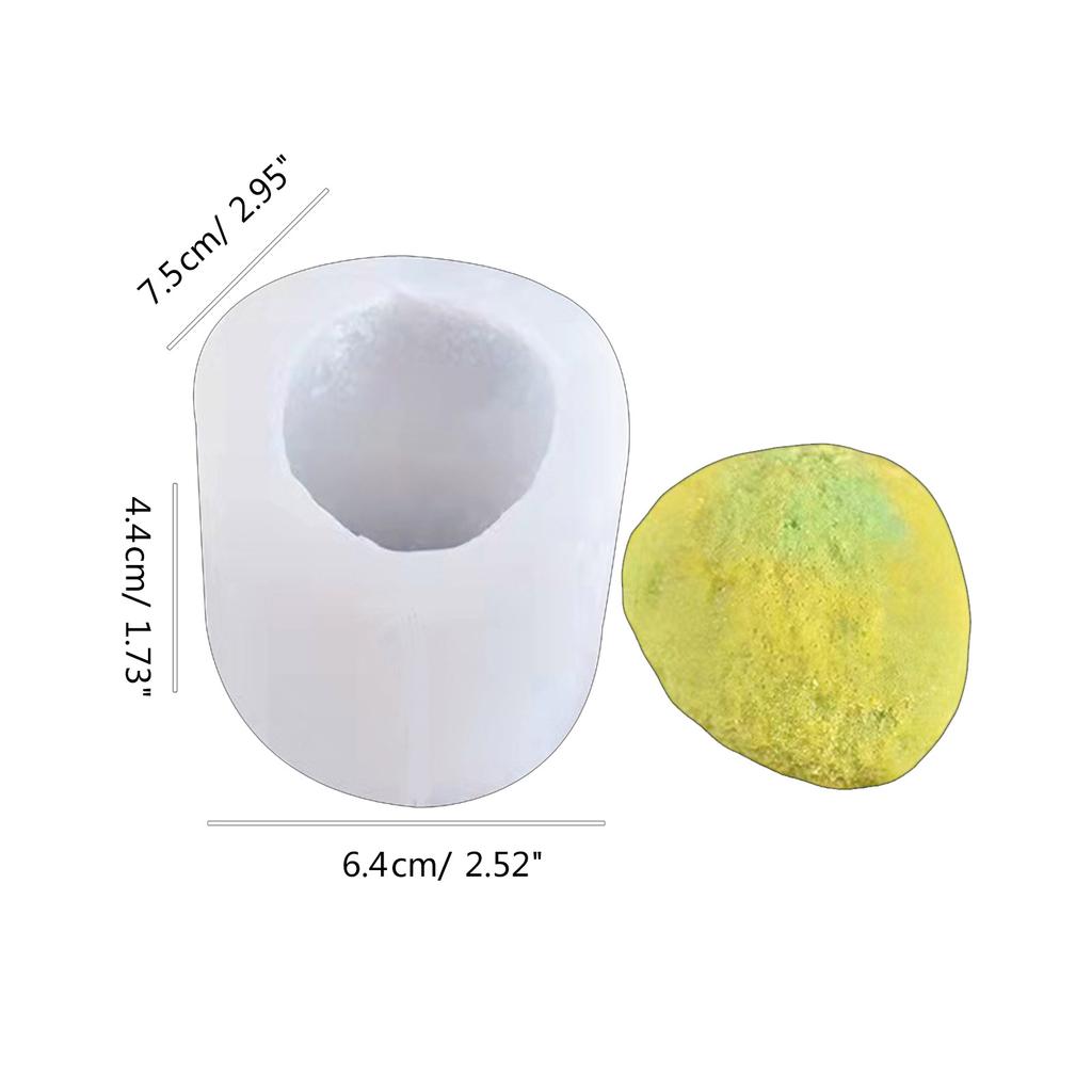 Irregular Candle Making Silicone Mold Unique Stone Shape Mold for DIY Handmade Scented Candle Soaps Clay Plaster Mould