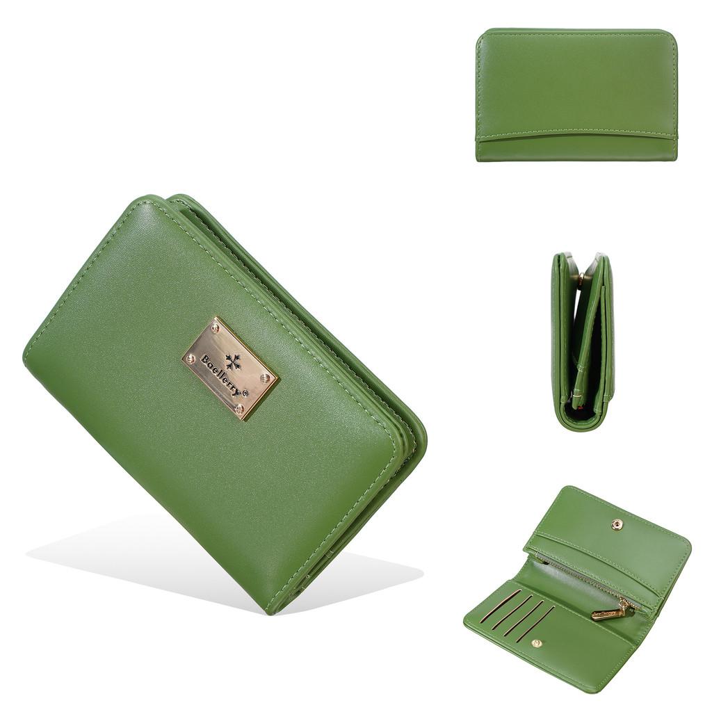 Womens Wallet Cardholder Pu Leather Multi Card Slots Cash Organizer For Daily Use