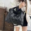Simple Versatile Diamond Large Capacity Retro Handbag Women's Casual Soft Handle Crossbody Shoulder Bags
