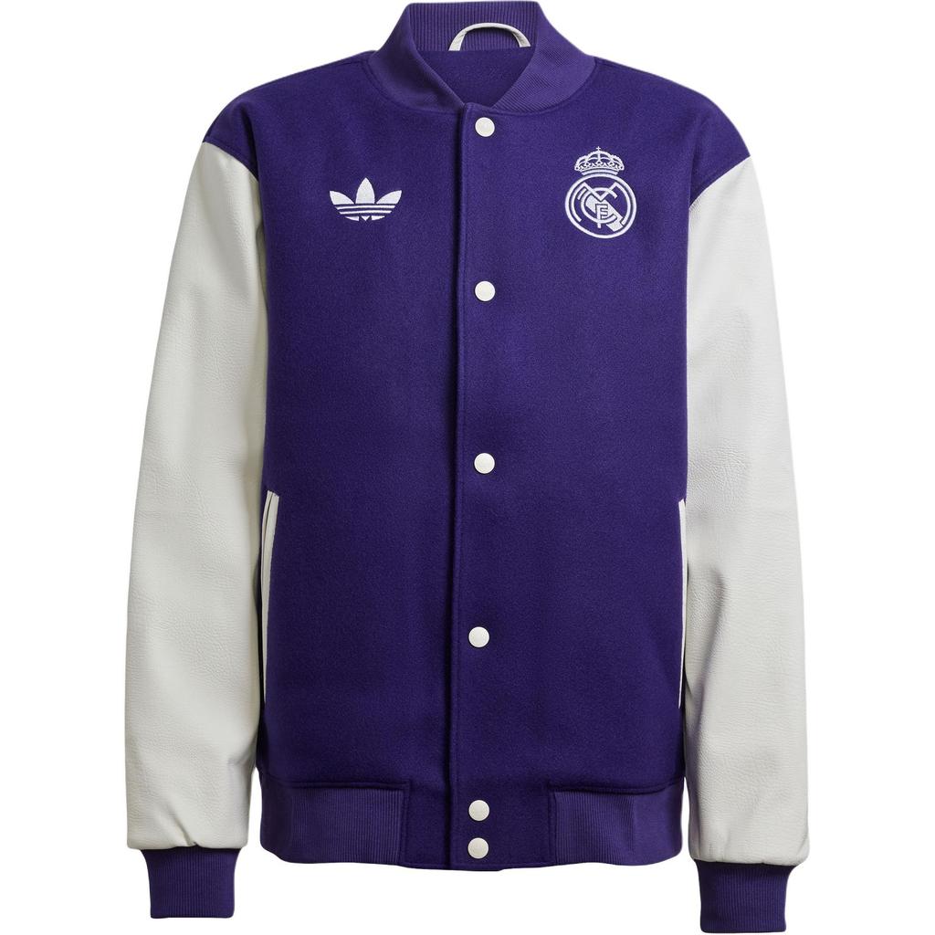 adidas Оригинал Реал Мадрид CNY Бомбер Мужской Фиолетовый Белый JF2587