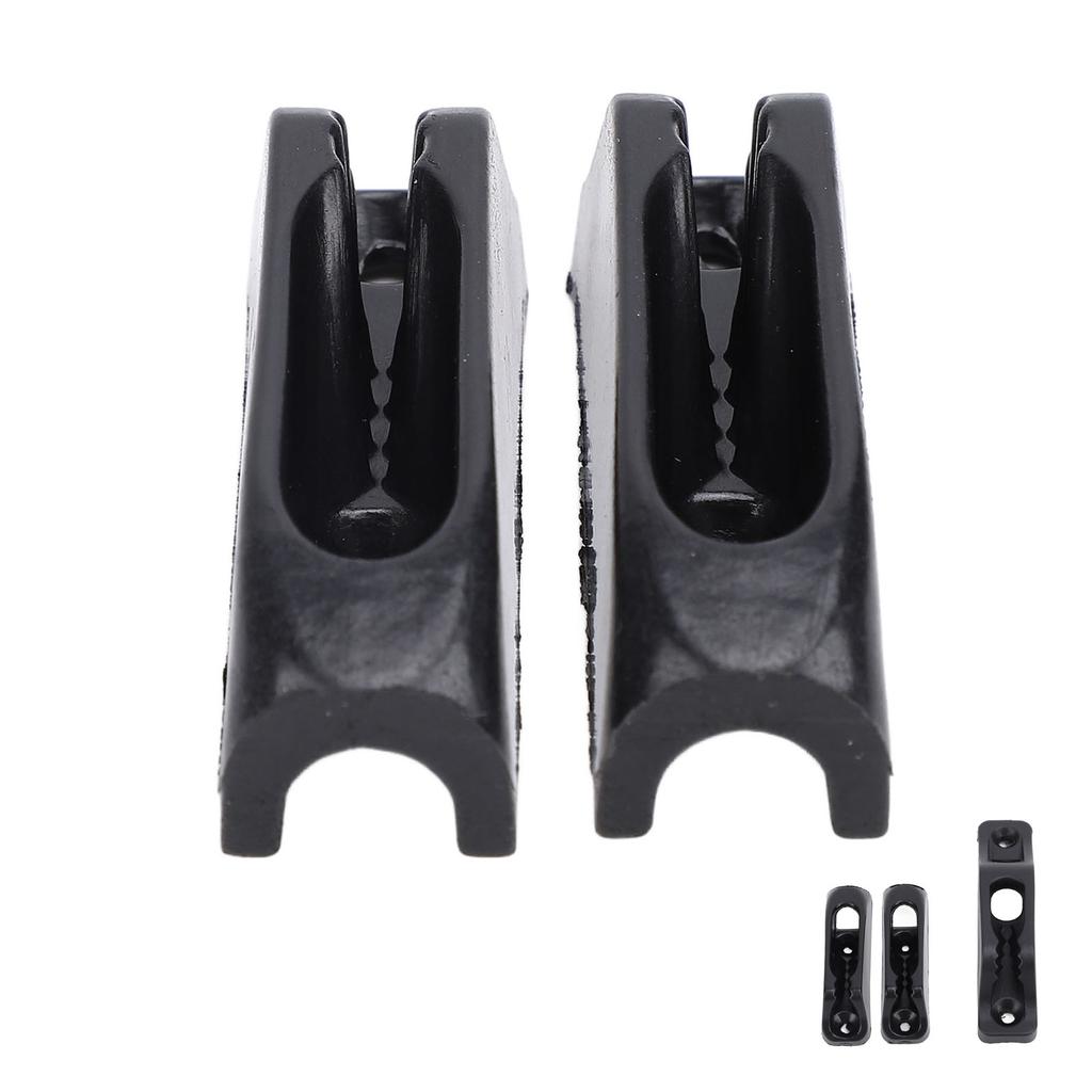 Лодочный трос Клемма Утка Нейлоновая Нескользящая Стабильная Крепежная Клемма для Яхт Кораблей Черный