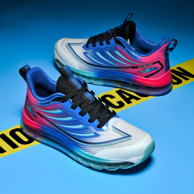 2025 кроссовки для бега с воздушной подушкой по всей стопе мужские внешнеторговые большого размера спортивные сверхлегкие амортизирующие легкие мужские кроссовки молодежные спортивные ст