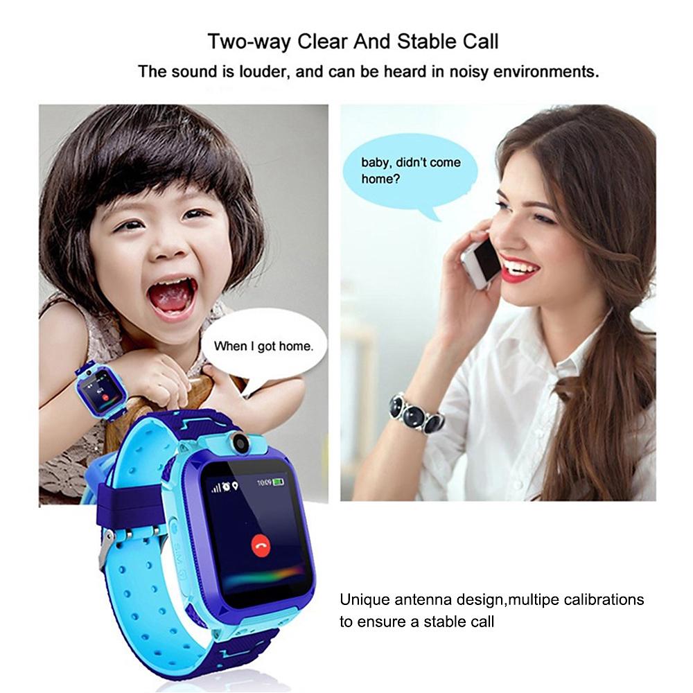 Q12 Kids Intelligent Watch IP67 Waterproof Touch screen SOS Phone Call Device Location Tracker Anti lost Watches