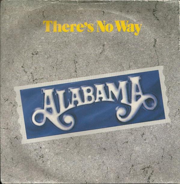7-дюймовая пластинка ALABAMA Theres No Way PB49991 RCA 1985 UK Rock Б/у