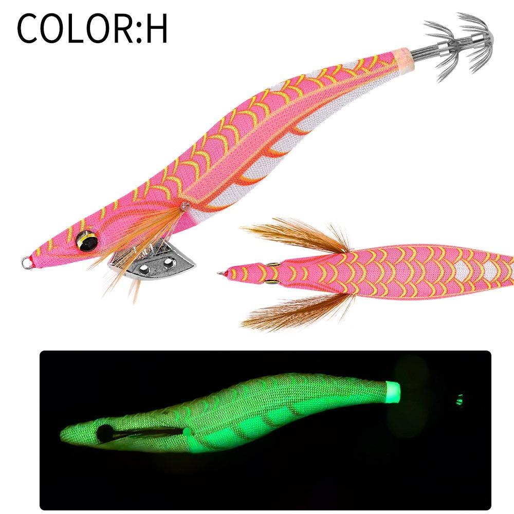 Japan Style Squid Lure Glow Egi Octopus Bait Lure Jigging Lure  Jigging Fishing