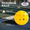 KNK Outdoor Pickleball Approved, 40 Holes for Maximum Flight and Durability Skill Levels and Ideal for Competitive Play Today (Pack of 4)