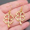 Plant Four-Leaf Clover Cactus Drop & Dangle Earring Men Jewellery Mother's Day Cute Cheap Cute Stuff