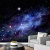 3d Starry Sky Wallpaper Mural Purple Starry Sky Wall Murals For Living Room Bedroom Office Nursery Wall Decor
