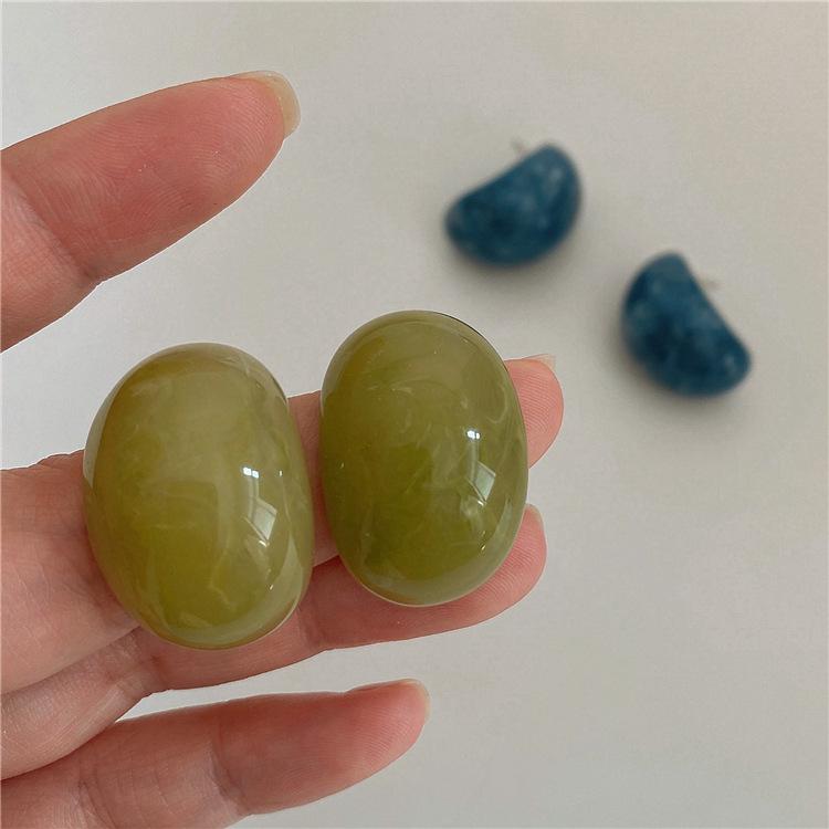 Уникальные летние красочные акриловые серьги для женщин в винтажном стиле и моде