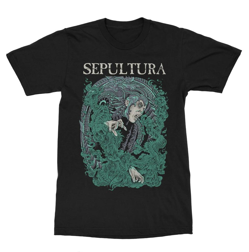 Sepultura Arisen Bluegreen S Band Rock Music Art Style Summer Casual TShirt Unisexs and Womens Luxury Brand Top