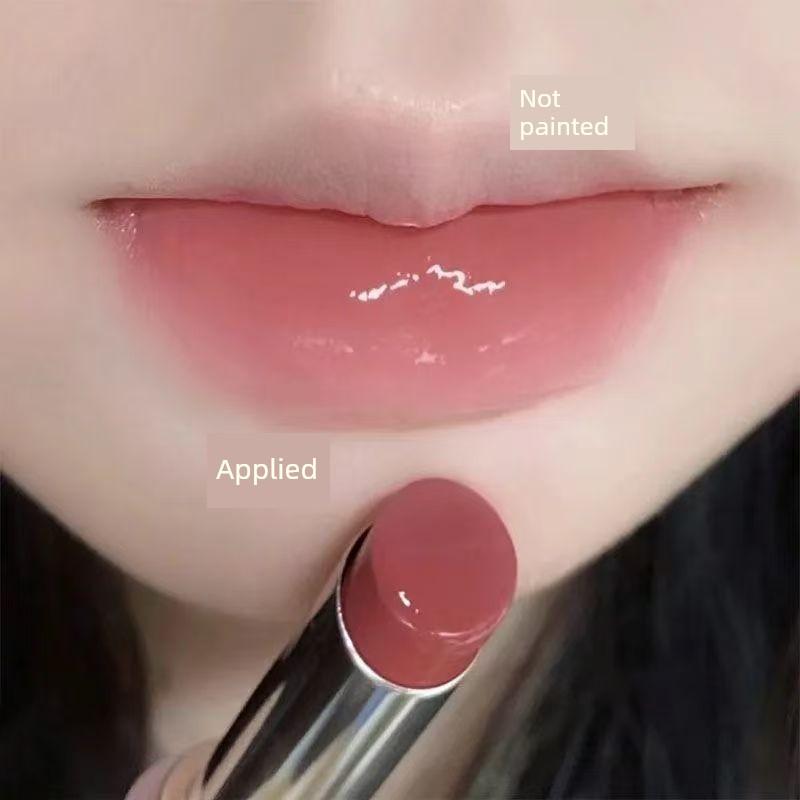 2026 Trending Mirror-Like Glossy Lipstick Lip Gloss Versatile Natural Blush Color That Brightens Complexion Easy to Apply Japanese Style