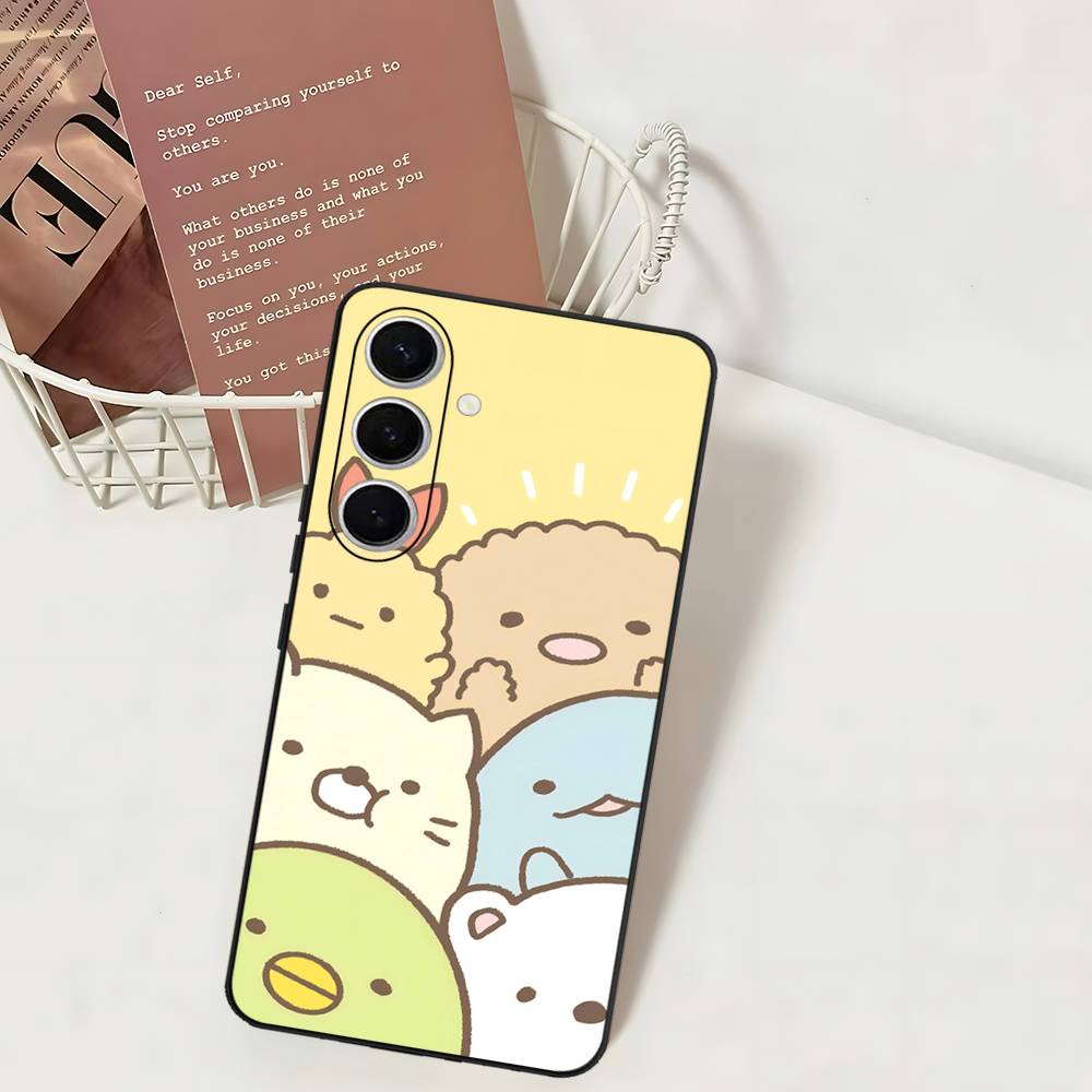 Чехол для телефона с аниме S-Sumikko Gurashi для Samsung S 24 Fe 25 Ultra Plus 20 Lite 21 30 22 23 24 22 Ultra 5G Fundas