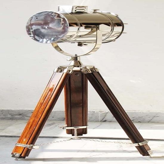 Designer Studio Floor Lamp Nautical Spot Light Searchlight With Tripod Stand