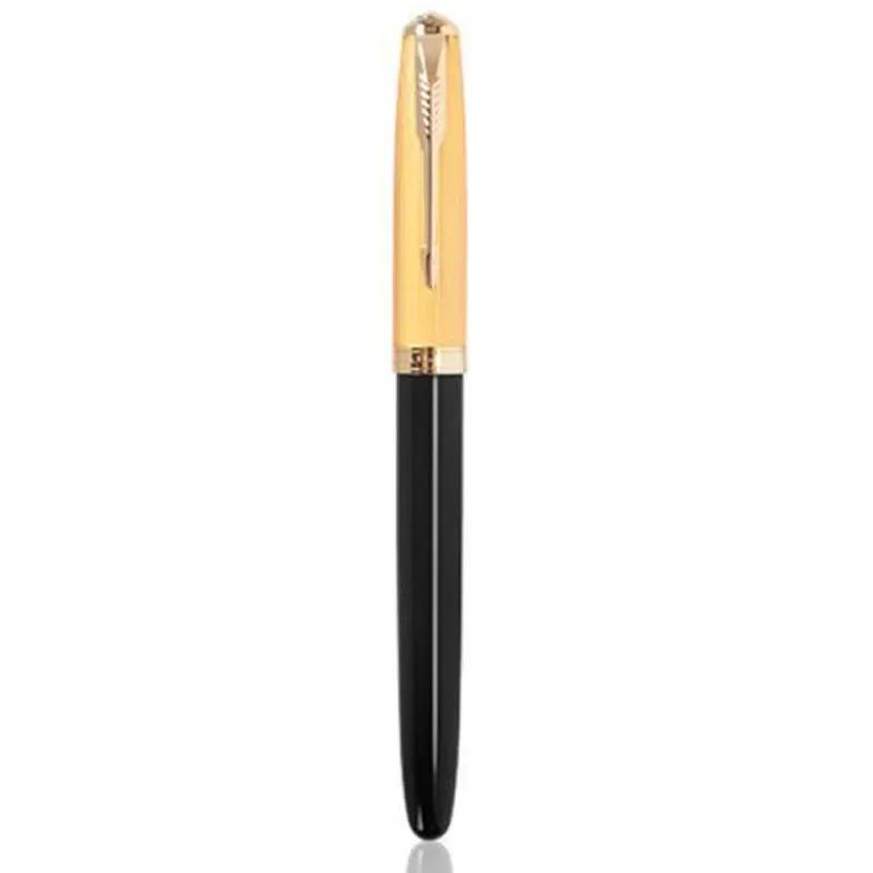 Перьевая ручка Jinhao 85 Дерево / Медь Золотой зажим-стрела Роскошные Элегантные Ручки Пишущая ручка Канцелярские товары Офис Школьные принадлежности