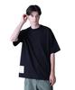 Avirex BASIC HEAVYWEIGHT S/S T-SHIRT / Мужская базовая футболка с коротким рукавом из тяжелого хлопка, Размер L, 010, Черный, 783-3934014