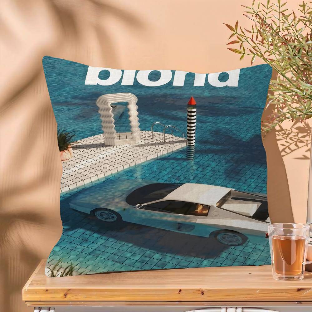 Frank Ocean Blond Album Prints Pillowcase toon Gift Cushion Cover Bedroom Home Sofa Chair Seat Decor pillow case